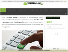 Tablet Screenshot of guadagnare.net